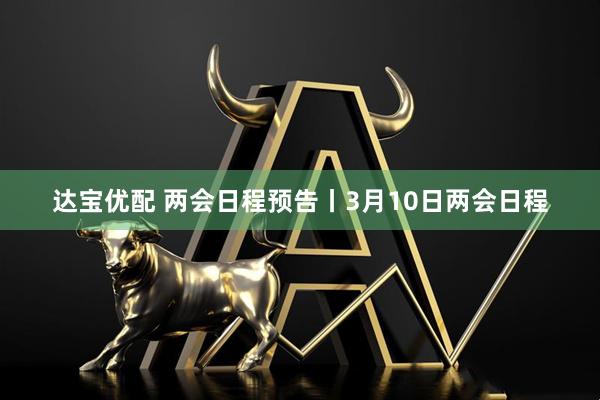 达宝优配 两会日程预告丨3月10日两会日程