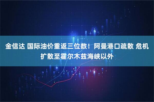金信达 国际油价重返三位数！阿曼港口疏散 危机扩散至霍尔木兹海峡以外