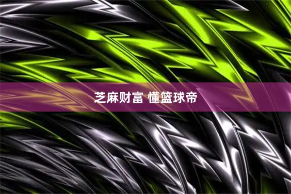 芝麻财富 懂篮球帝